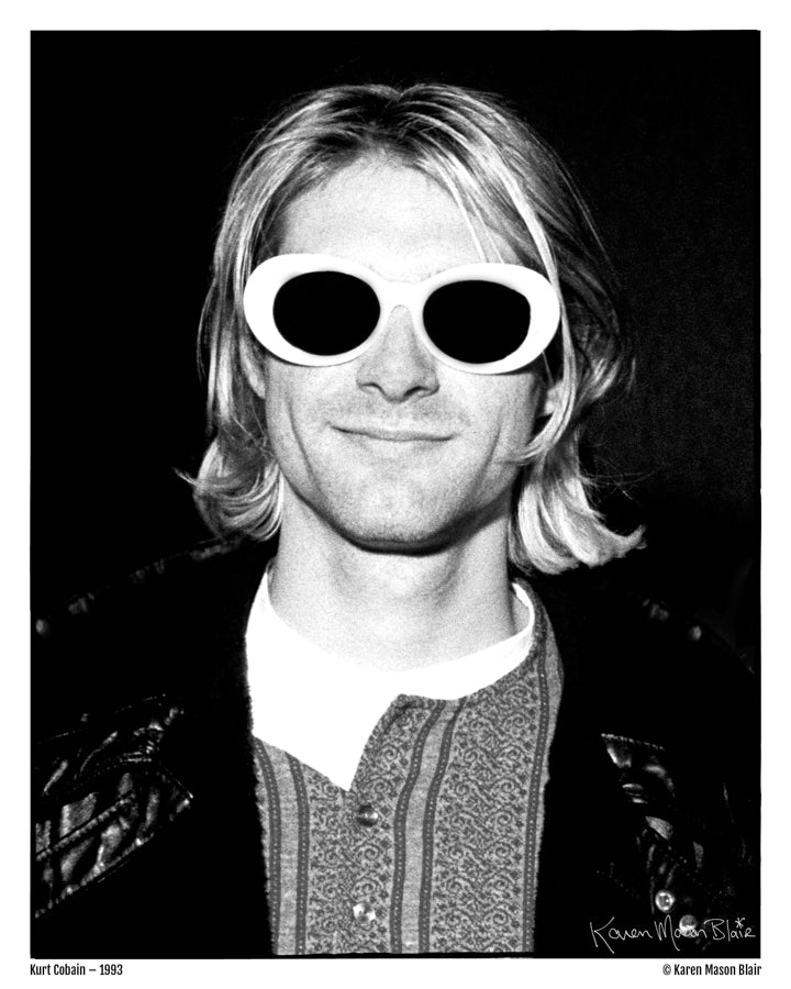 Kurt Cobain photo 8x10 signed - old school promo - 1993