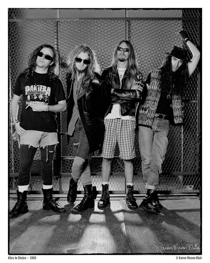 Alice in Chains photo 8x10 signed  old school promo - 1990