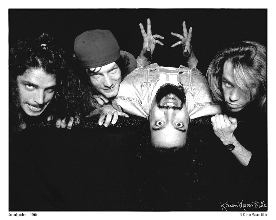Soundgarden  HIV baby 1990 8x10 signed  old school promo print
